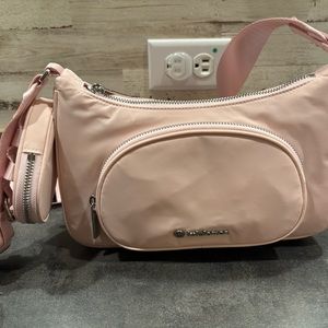Lululemon Pink Crossbody Bag with nano pouch